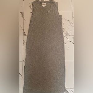 Olive + Oak long V-neck dress